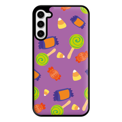 Candy Pattern - Halloween Phone Case for Galaxy S23 Plus