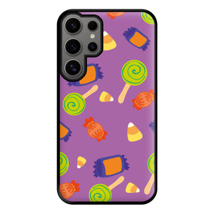 Candy Pattern - Halloween Phone Case for Galaxy S24 Ultra