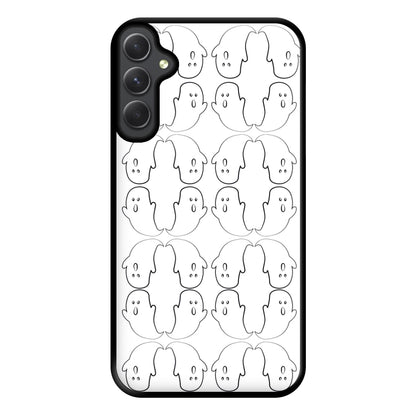 Ghost Pattern - Halloween Phone Case for Galaxy A14