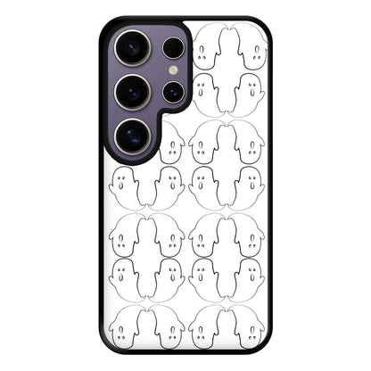 Ghost Pattern - Halloween Phone Case for Galaxy S25 Ultra