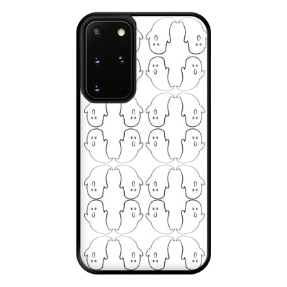 Ghost Pattern - Halloween Phone Case for Galaxy S20 Plus