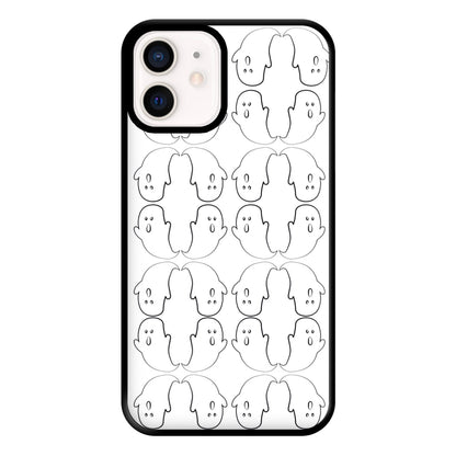 Ghost Pattern - Halloween Phone Case for iPhone 12 Mini