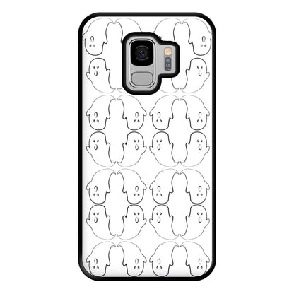 Ghost Pattern - Halloween Phone Case for Galaxy S9 Plus