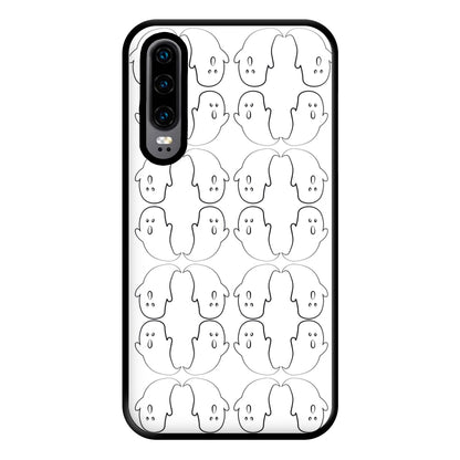 Ghost Pattern - Halloween Phone Case for Huawei P30