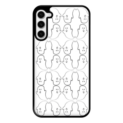 Ghost Pattern - Halloween Phone Case for Galaxy S23 Plus