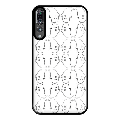 Ghost Pattern - Halloween Phone Case for Huawei P20 Pro