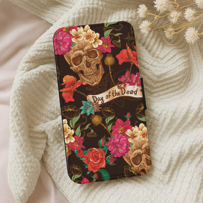 Day Of The Dead - Halloween Wallet Phone Case