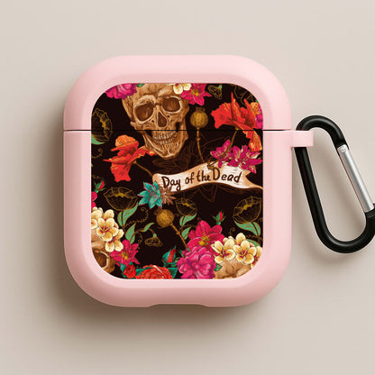 Day Of The Dead - Halloween Pink AirPods Case