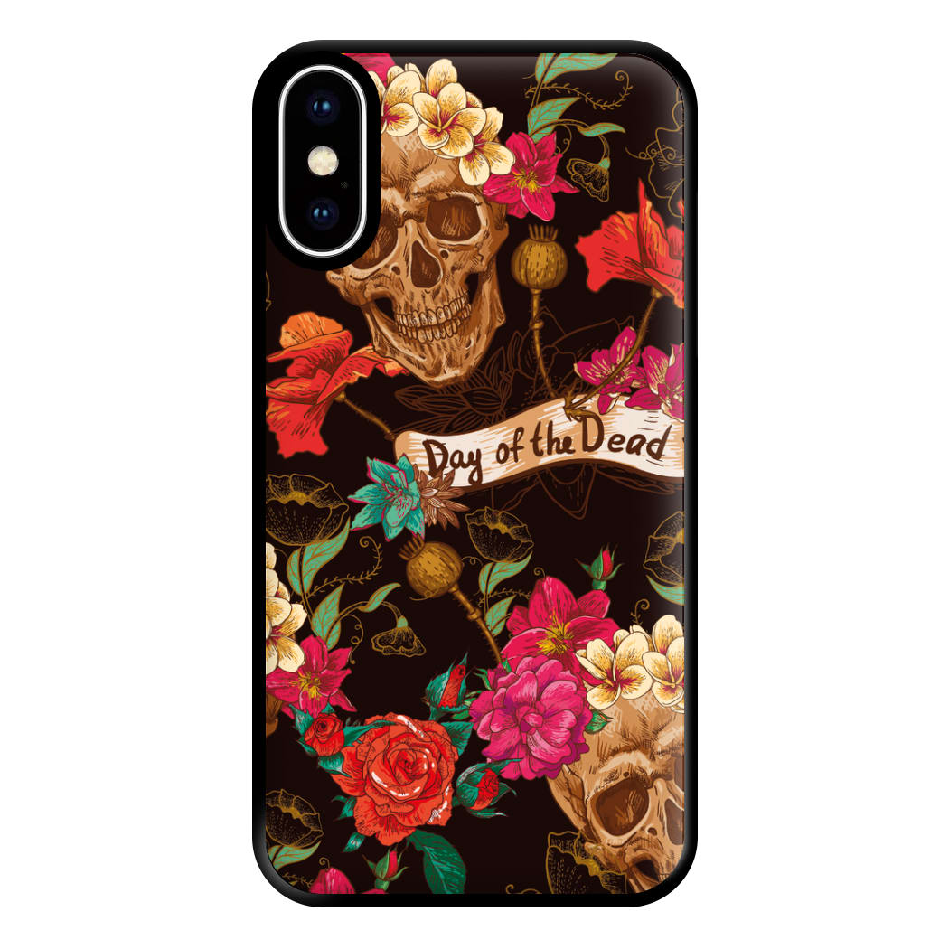 Day Of The Dead - Halloween Phone Case for iPhone XS Max