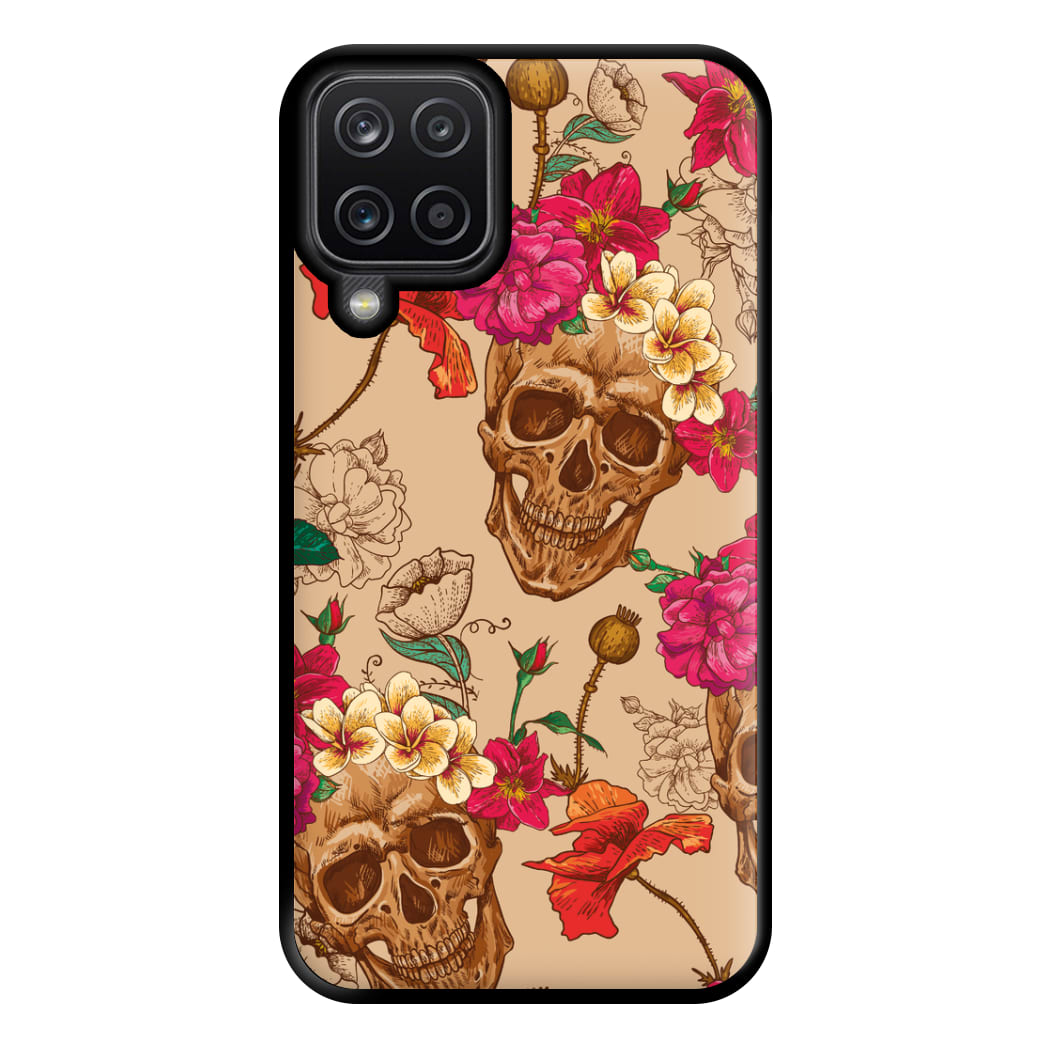 Calavera - Halloween Phone Case for Galaxy A12