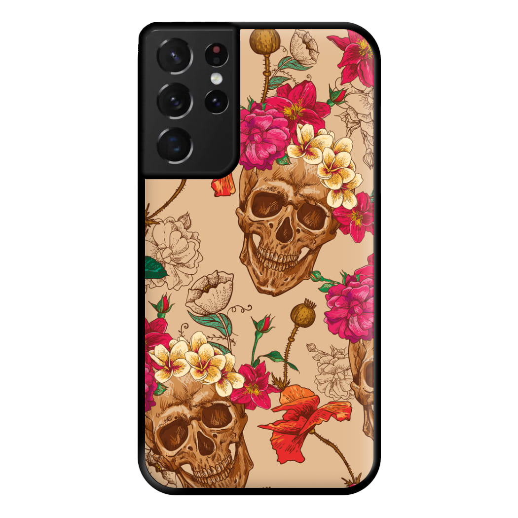 Calavera - Halloween Phone Case for Galaxy S21 Ultra