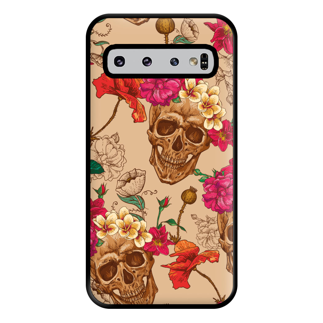 Calavera - Halloween Phone Case for Galaxy S10 Plus