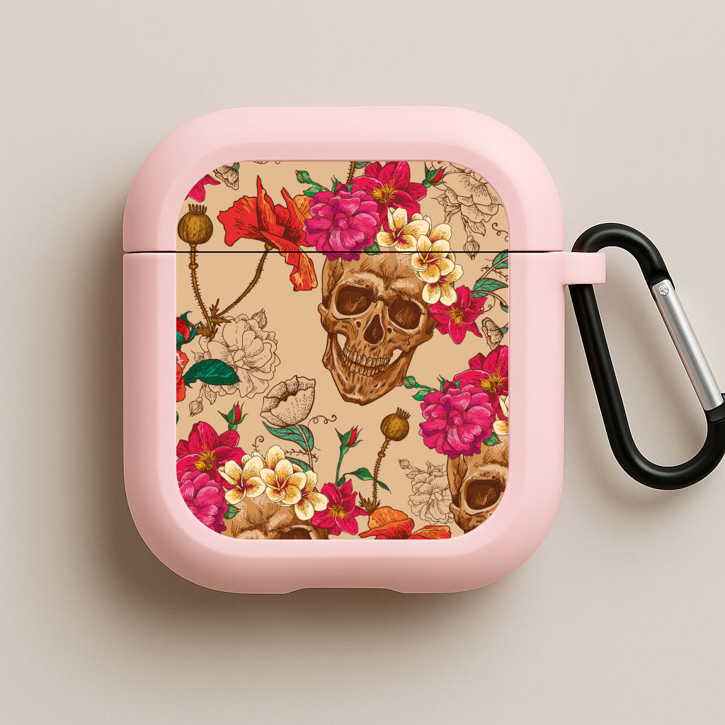Calavera - Halloween Pink AirPods Case