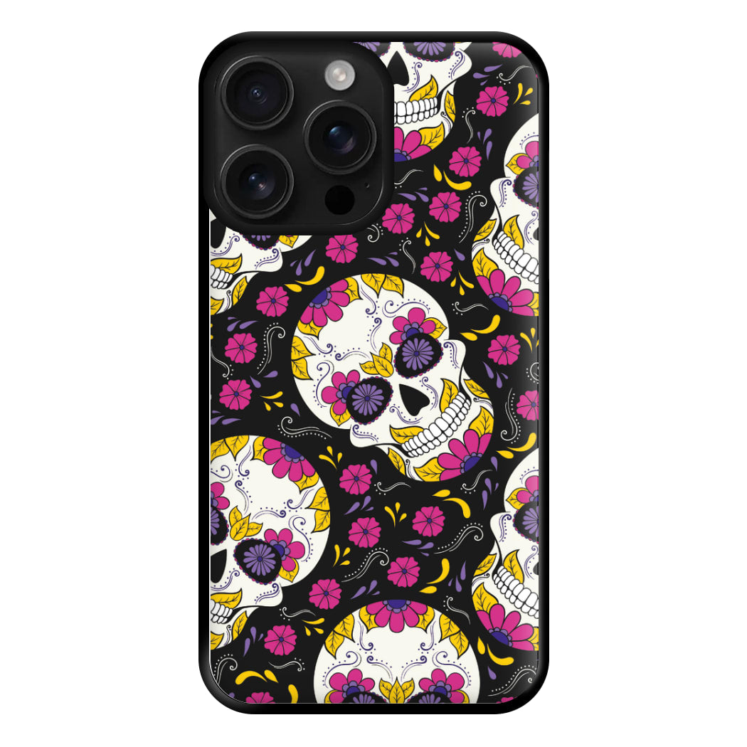 Calavera Pattern - Halloween Phone Case