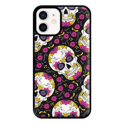 Calavera Pattern - Halloween Phone Case for iPhone 12 Mini