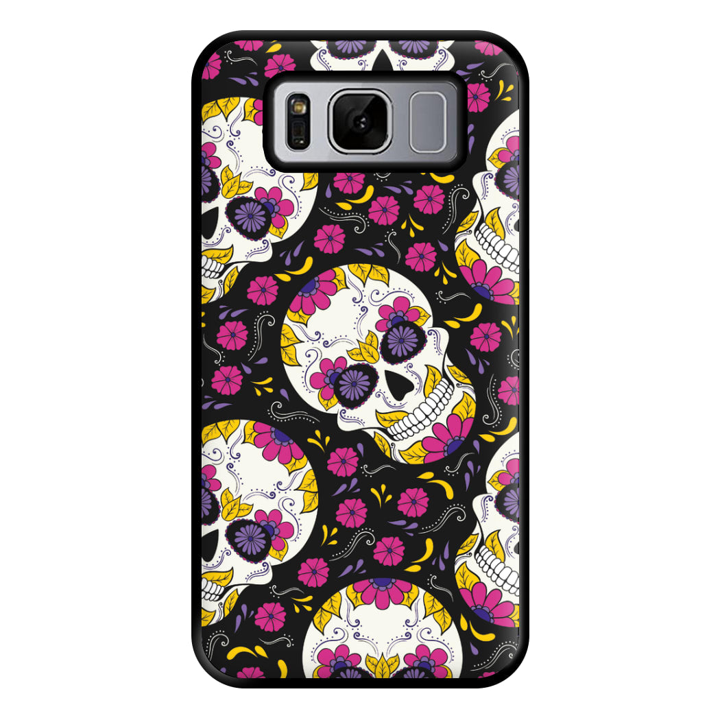 Calavera Pattern - Halloween Phone Case for Galaxy S8 Plus