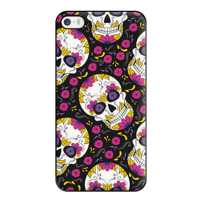 Calavera Pattern - Halloween Phone Case for iPhone 5 / 5s / SE 2016