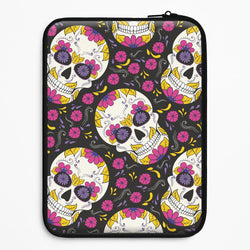 Calavera Pattern - Halloween Universal Laptop Sleeve