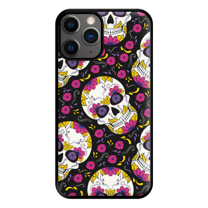 Calavera Pattern - Halloween Phone Case for iPhone 12 Pro Max