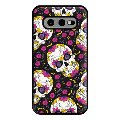 Calavera Pattern - Halloween Phone Case for Galaxy S10e