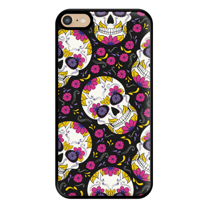 Calavera Pattern - Halloween Phone Case for iPhone 6 Plus / 7 Plus / 8 Plus