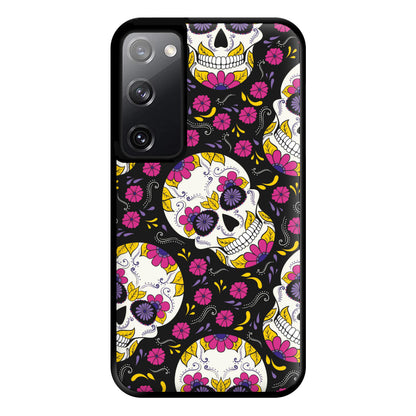 Calavera Pattern - Halloween Phone Case for Galaxy S20