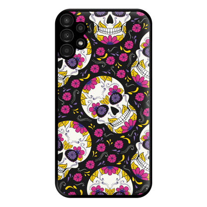 Calavera Pattern - Halloween Phone Case for Galaxy A13