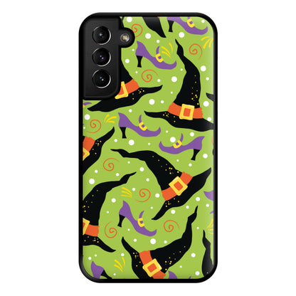 Witch's Attire Pattern - Halloween Phone Case for Galaxy S21 Plus