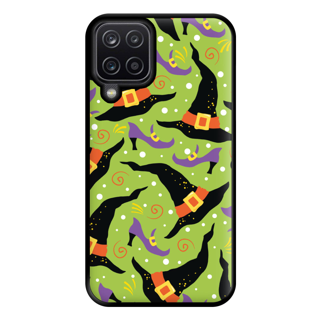 Witch's Attire Pattern - Halloween Phone Case for Galaxy A12