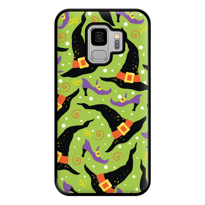 Witch's Attire Pattern - Halloween Phone Case for Galaxy S9 Plus