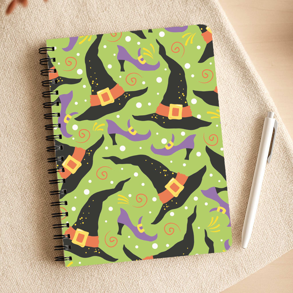 Witch's Attire Pattern - Halloween Notepad