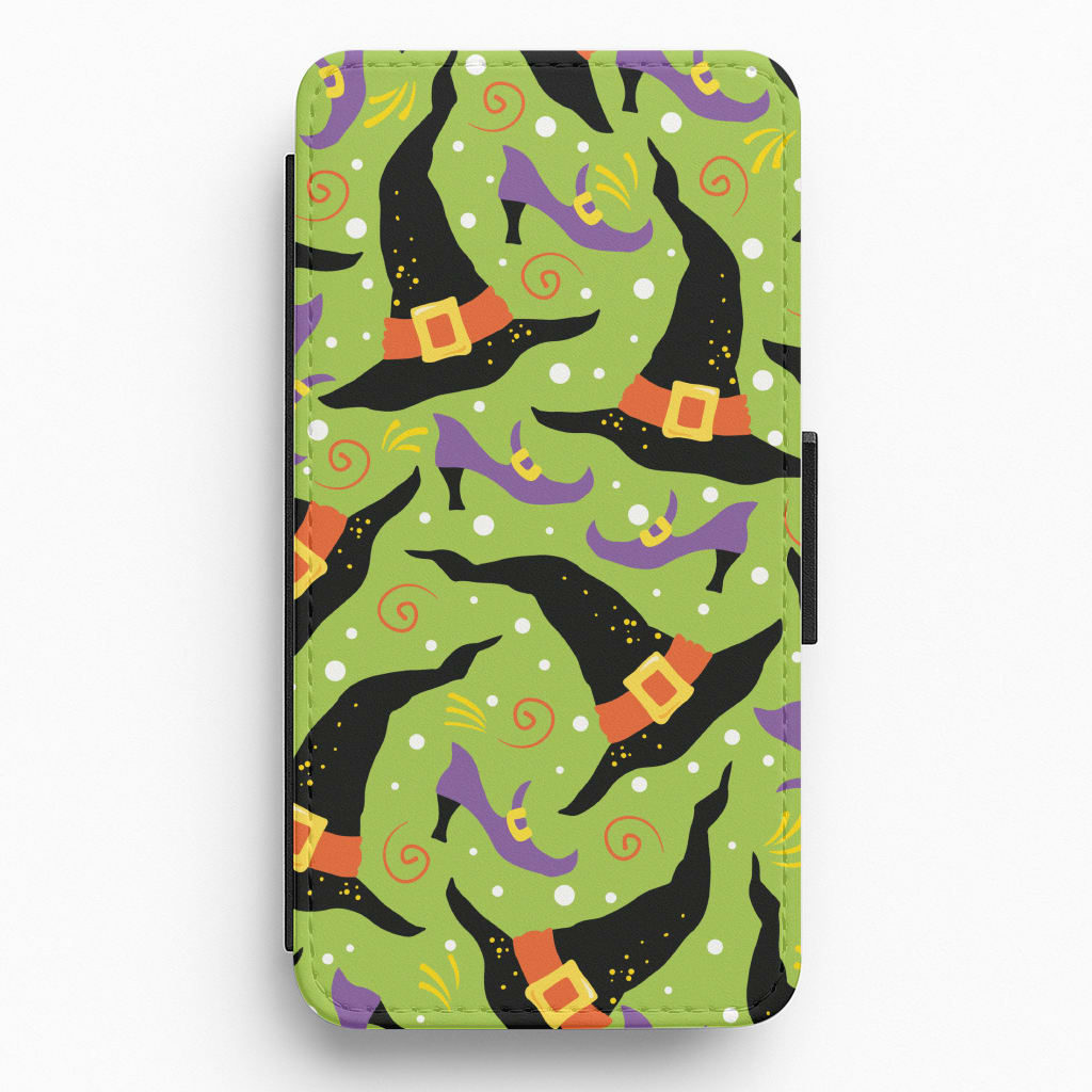 Witch's Attire Pattern - Halloween Flip / Wallet Phone Case