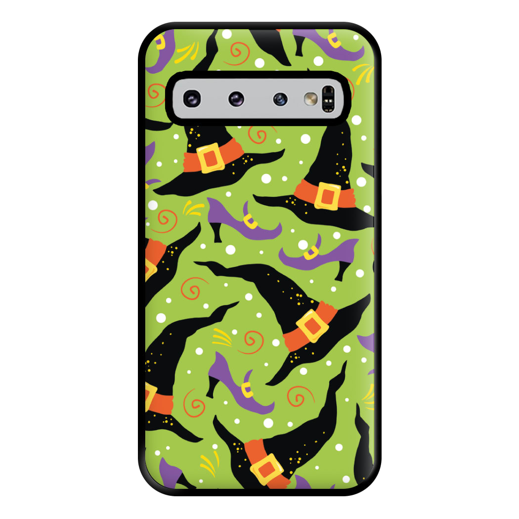 Witch's Attire Pattern - Halloween Phone Case for Galaxy S10 Plus