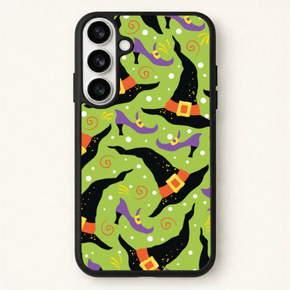 Witch's Attire Pattern - Halloween Phone Case for Galaxy S26