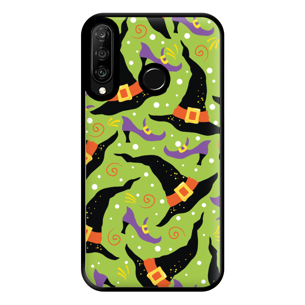 Witch's Attire Pattern - Halloween Phone Case for Huawei P30 Lite