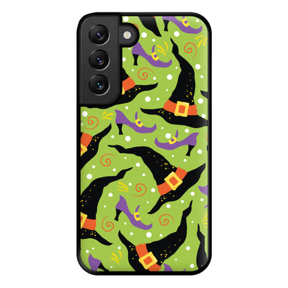 Witch's Attire Pattern - Halloween Phone Case for Galaxy S22 Plus