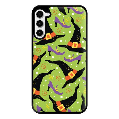 Witch's Attire Pattern - Halloween Phone Case for Galaxy S23 Plus