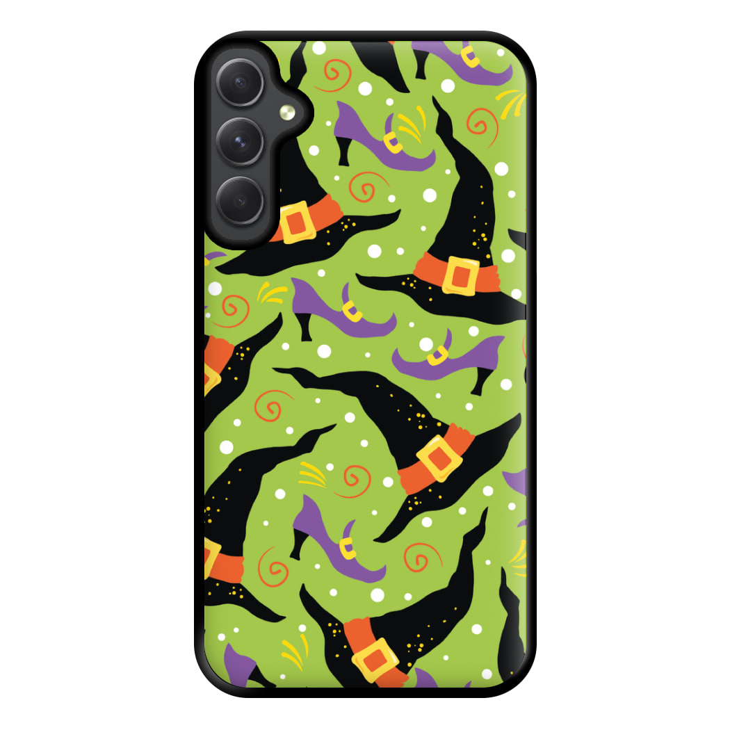 Witch's Attire Pattern - Halloween Phone Case for Galaxy A34