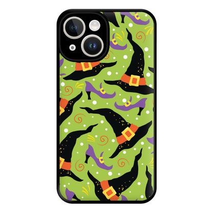 Witch's Attire Pattern - Halloween Phone Case for iPhone 14