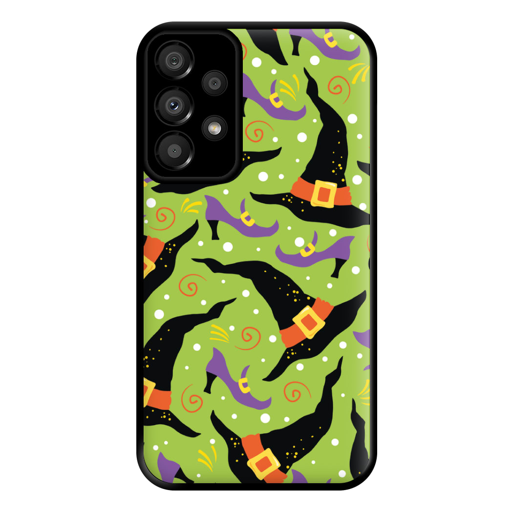 Witch's Attire Pattern - Halloween Phone Case for Galaxy A33