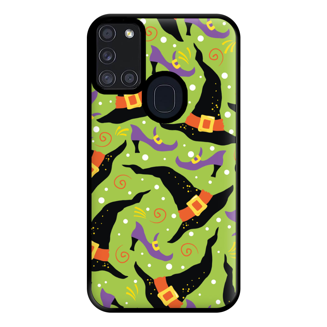 Witch's Attire Pattern - Halloween Phone Case for Galaxy A21s