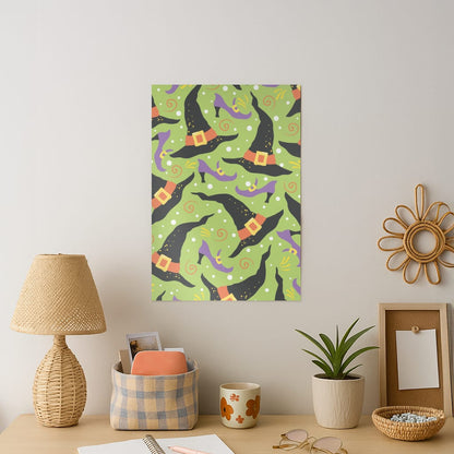 Witch's Attire Pattern - Halloween Art Print