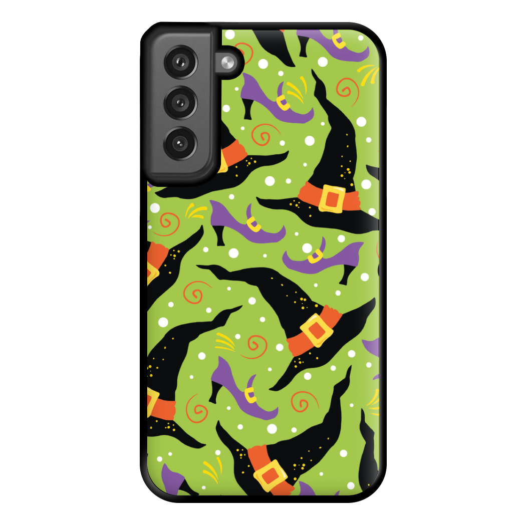 Witch's Attire Pattern - Halloween Phone Case for Galaxy S21FE