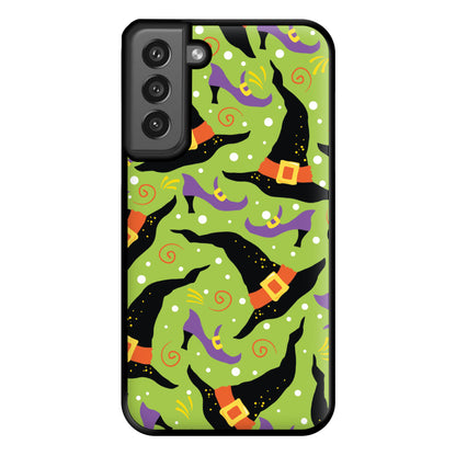 Witch's Attire Pattern - Halloween Phone Case for Galaxy S21FE