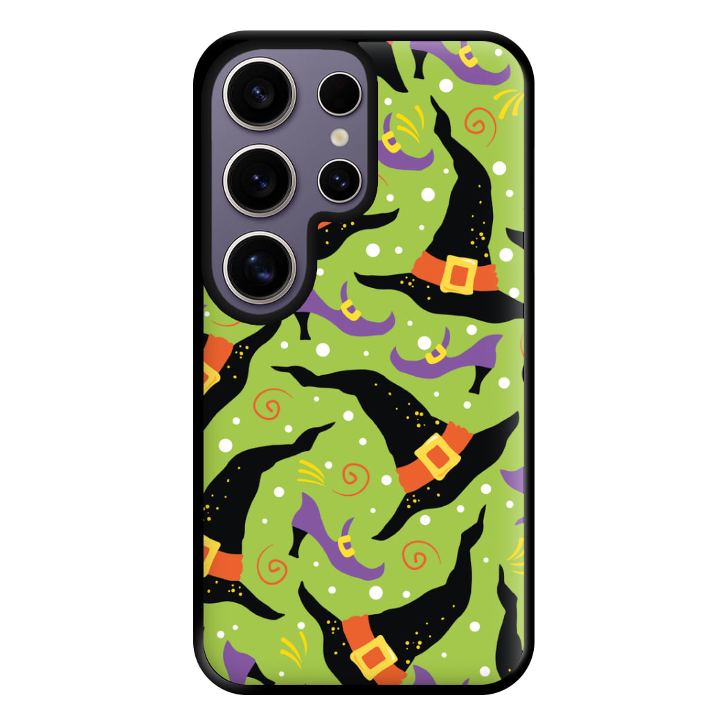 Witch's Attire Pattern - Halloween Phone Case for Galaxy S25 Ultra