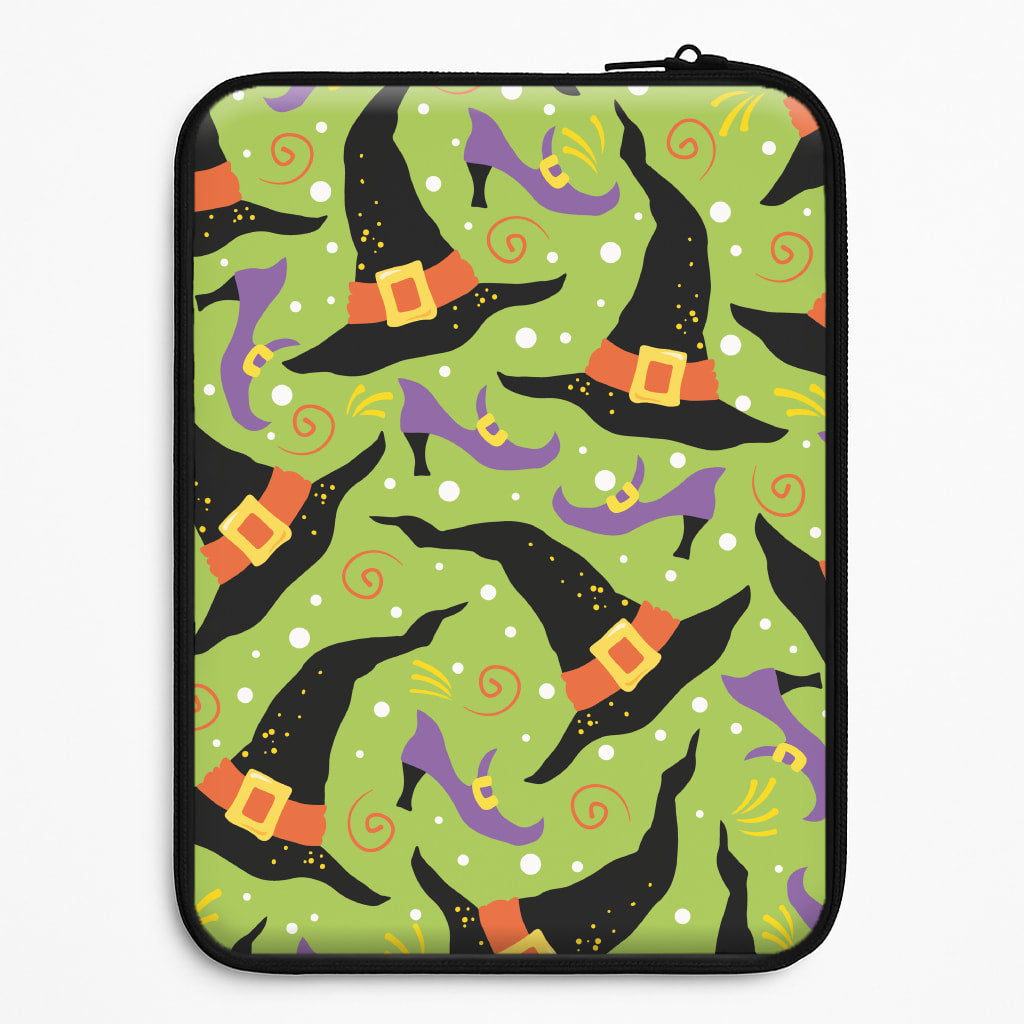 Witch's Attire Pattern - Halloween Laptop Sleeve
