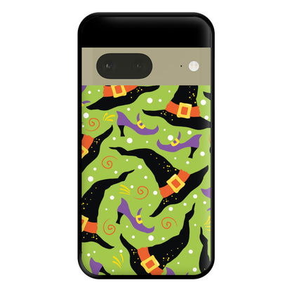 Witch's Attire Pattern - Halloween Phone Case for Google Pixel 7a