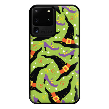 Witch's Attire Pattern - Halloween Phone Case for Galaxy S20 Ultra