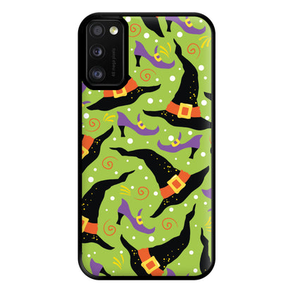 Witch's Attire Pattern - Halloween Phone Case for Galaxy A41