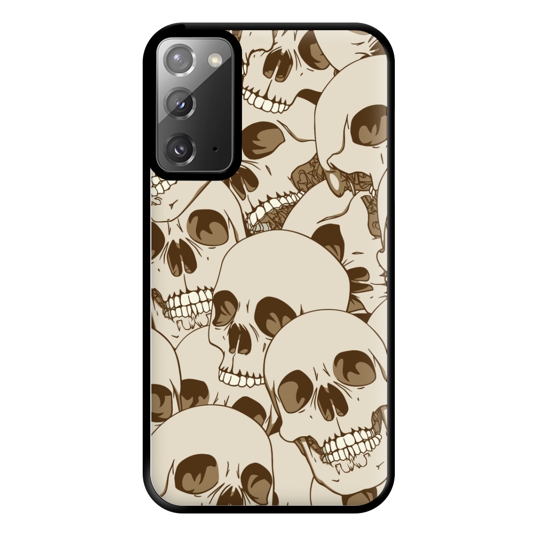 Skull Pattern - Halloween Phone Case for Galaxy Note 20 Ultra